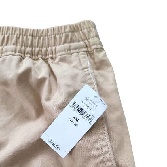 Gap Kids Pull On Dolphin Shorts Floral Embroidery SZ XXL 14/16 - Picture 4 of 7